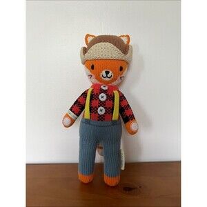 Cuddle + kind Wyatt the Fox, Knitted Orange Fox Plush